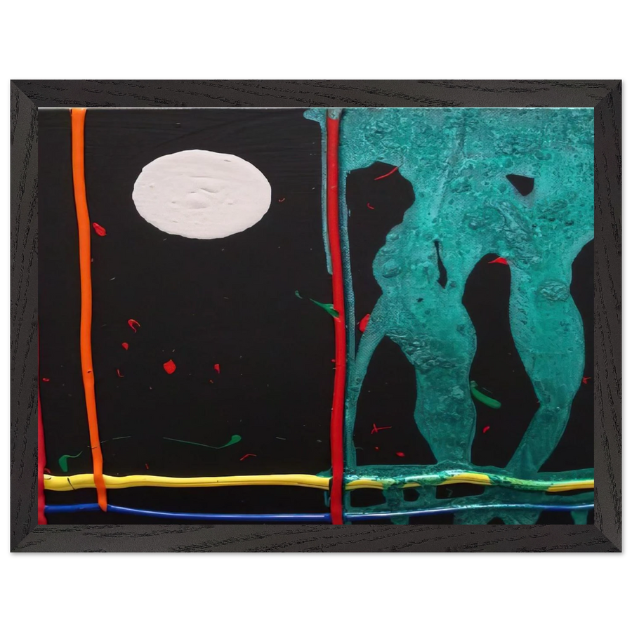 Watching 20-1-07 - 2007 by John Hoyland — Framed art print at Zephyeer