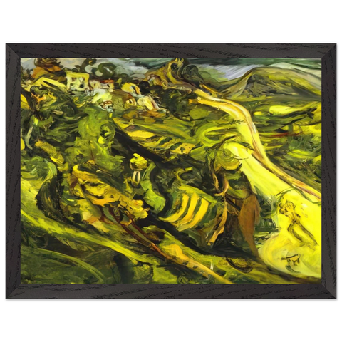 ROAD AT CAGNES by Chaim Soutine — Framed art print at Zephyeer