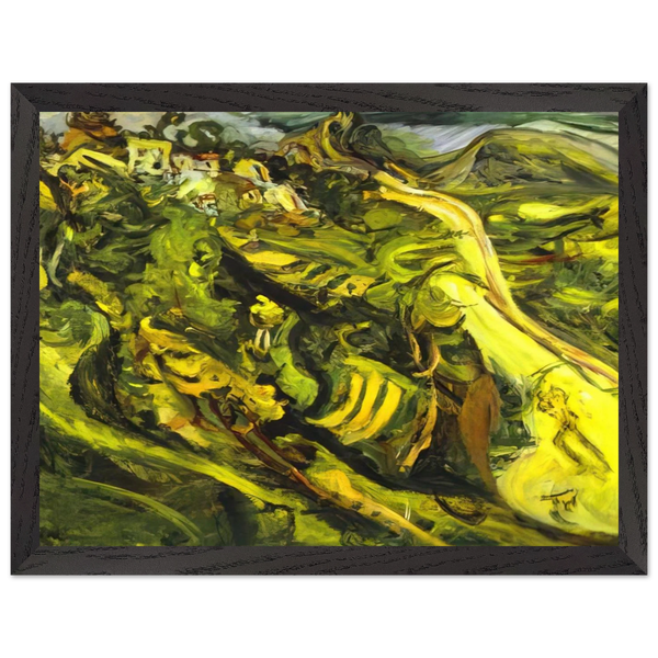 ROAD AT CAGNES by Chaim Soutine — Framed art print at Zephyeer