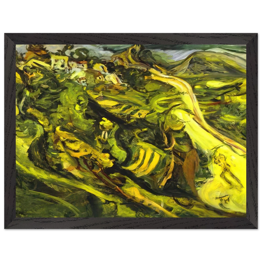 ROAD AT CAGNES by Chaim Soutine — Framed art print at Zephyeer