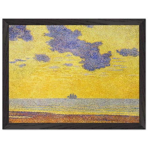 BIG CLOUDS 1893 by Theo van Rysselberghe — Framed art print at Zephyeer