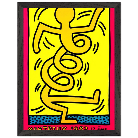 MONTREUX 1983 by Keith Haring — Framed art print at Zephyeer