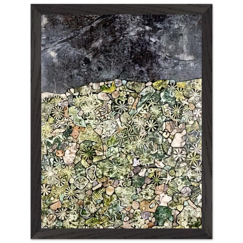 I LIVE IN A COUNTRY LAUGHING by Jean Dubuffet — Framed art print at Zephyeer
