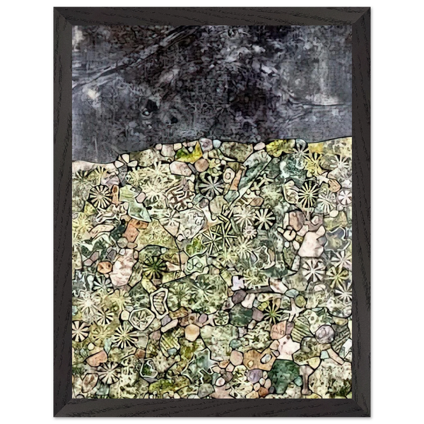 I LIVE IN A COUNTRY LAUGHING by Jean Dubuffet — Framed art print at Zephyeer