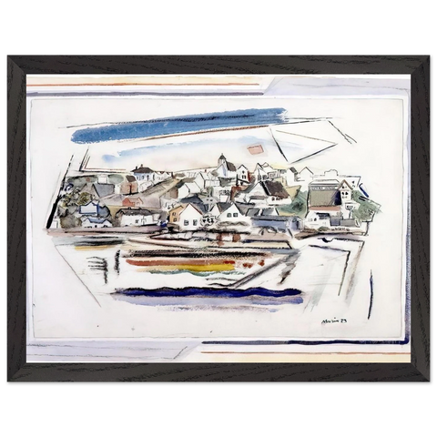 Stonington Maine - 1923 by John Marin — Framed art print at Zephyeer