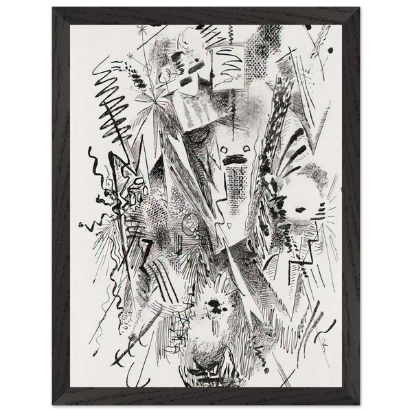 BANTAMA 1921 by Rudolf Bauer — Framed art print at Zephyeer