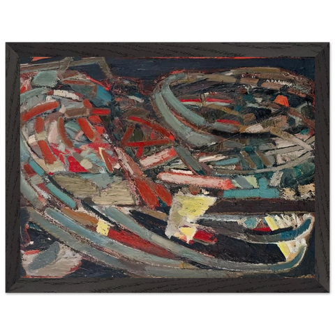 Composition - 1947 by Nicolas de Stael — Framed art print at Zephyeer