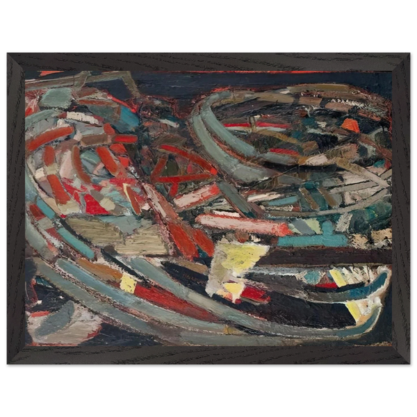 Composition - 1947 by Nicolas de Stael — Framed art print at Zephyeer