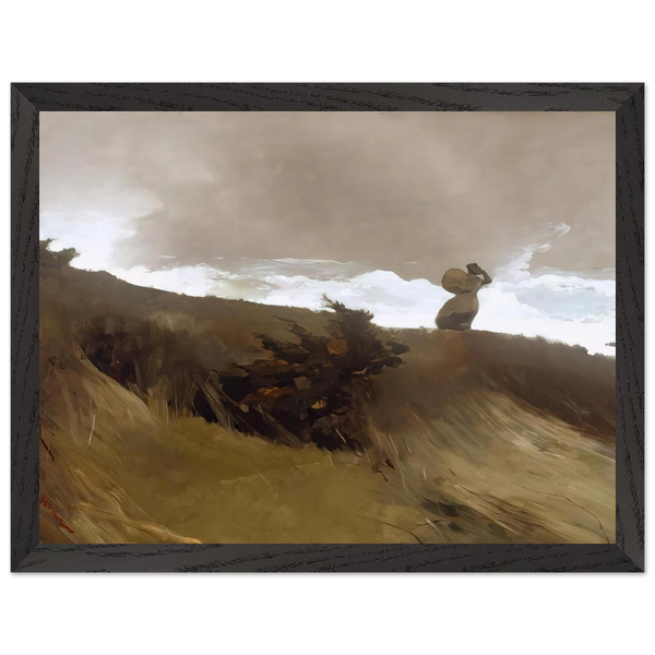 THE WEST WIND by Winslow Homer — Framed art print at Zephyeer