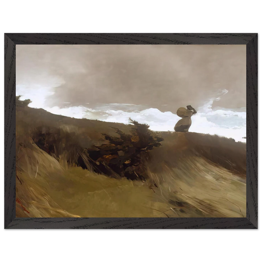 THE WEST WIND by Winslow Homer — Framed art print at Zephyeer