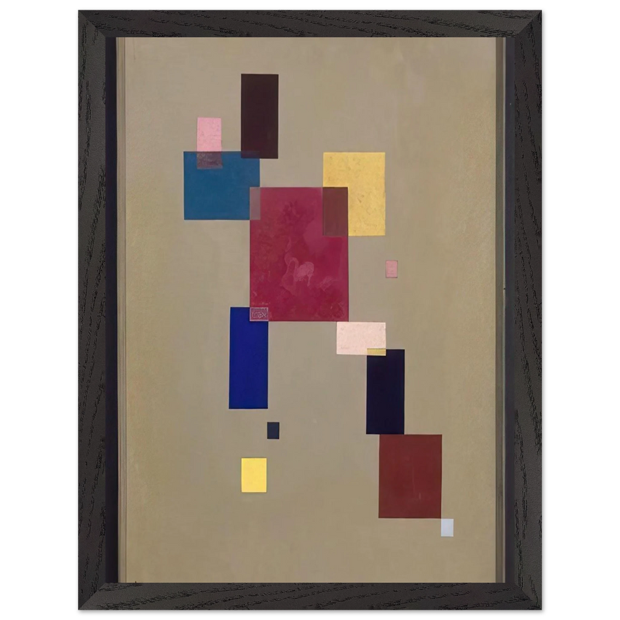 THREE RECTANGLES 1930 by Wassily Kandinsky — Framed art print at Zephyeer