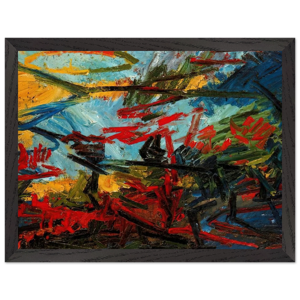 BACCHUS AND ARIADNE by Frank Auerbach — Framed art print at Zephyeer