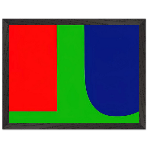 Red Blue Green by Ellsworth Kelly — Framed art print at Zephyeer