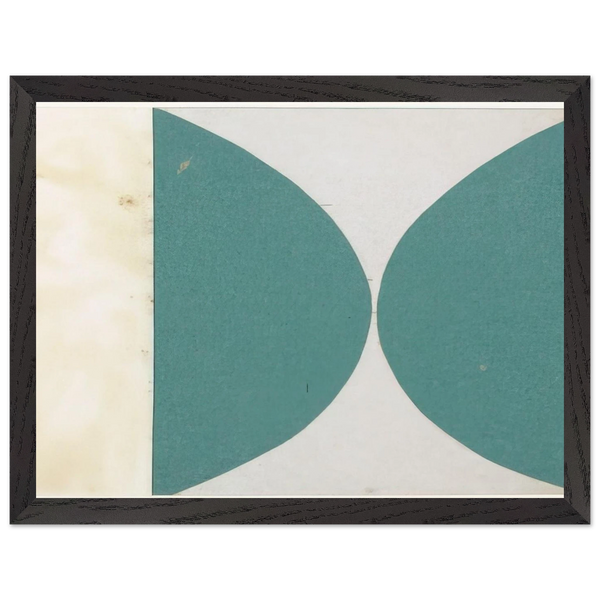 Green Curves from the series Line Form Color by Ellsworth Kelly — Framed art print at Zephyeer