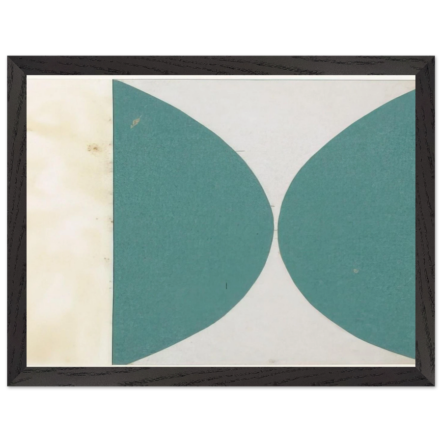 Green Curves from the series Line Form Color by Ellsworth Kelly — Framed art print at Zephyeer