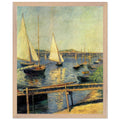 Gustave Caillebotte - VOILIERS À ARGENTEUIL
