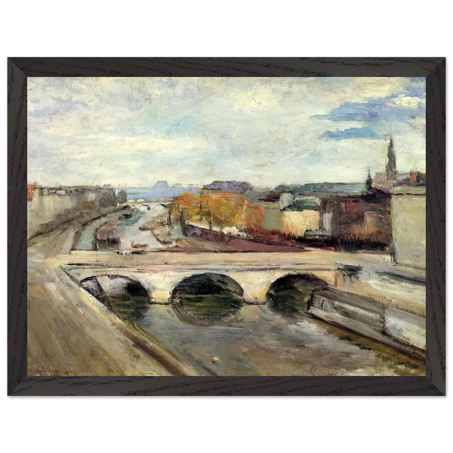 THE POT SAINT MICHEL IN PARIS 1900 by Henri Matisse — Framed art print at Zephyeer