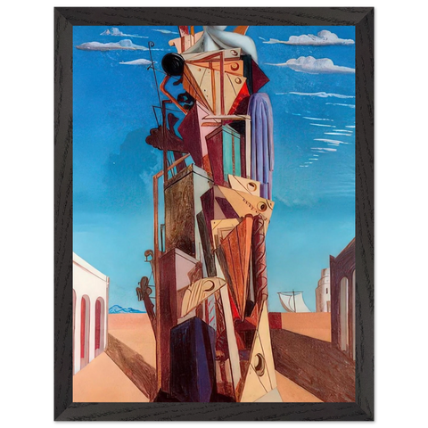 THE GREAT MACHINE 1925 by Giorgio de Chirico — Framed art print at Zephyeer