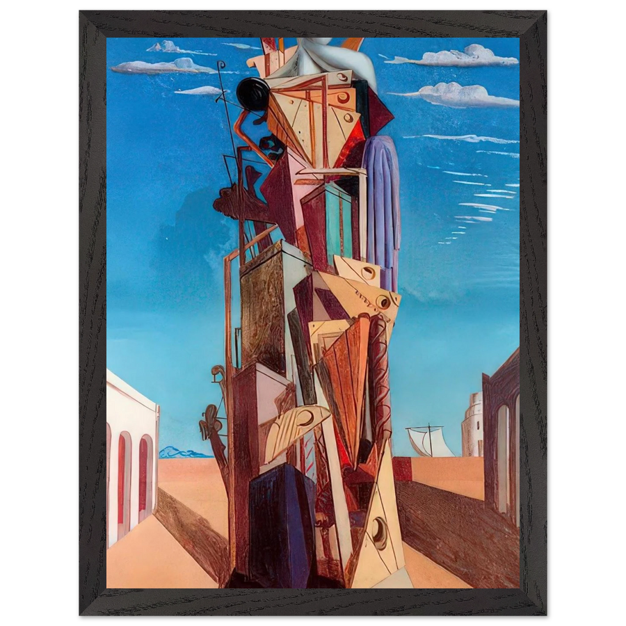 THE GREAT MACHINE 1925 by Giorgio de Chirico — Framed art print at Zephyeer