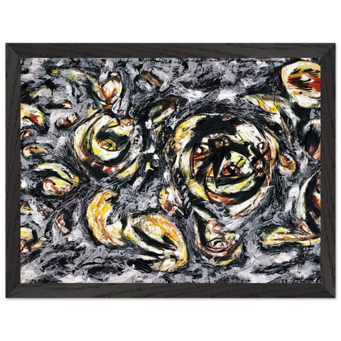OCEAN GREYNESS 1953 by Jackson Pollock — Framed art print at Zephyeer