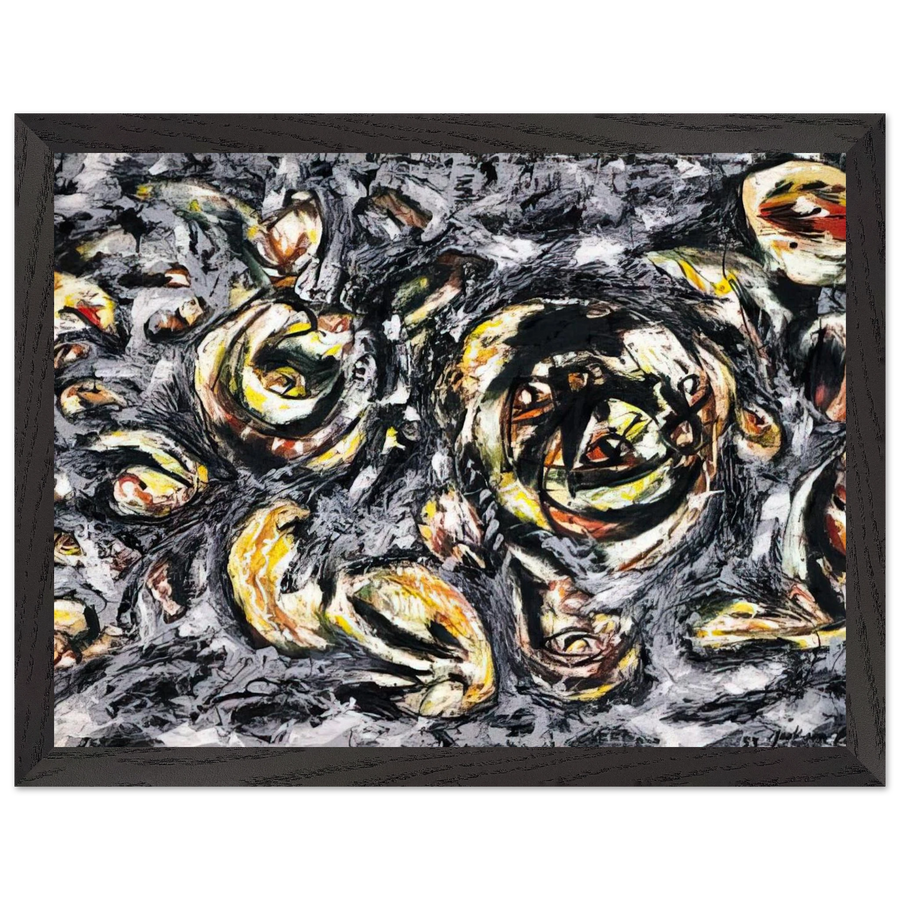 OCEAN GREYNESS 1953 by Jackson Pollock — Framed art print at Zephyeer