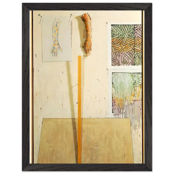 IN THE STUDIO by Jasper Johns — Framed art print at Zephyeer