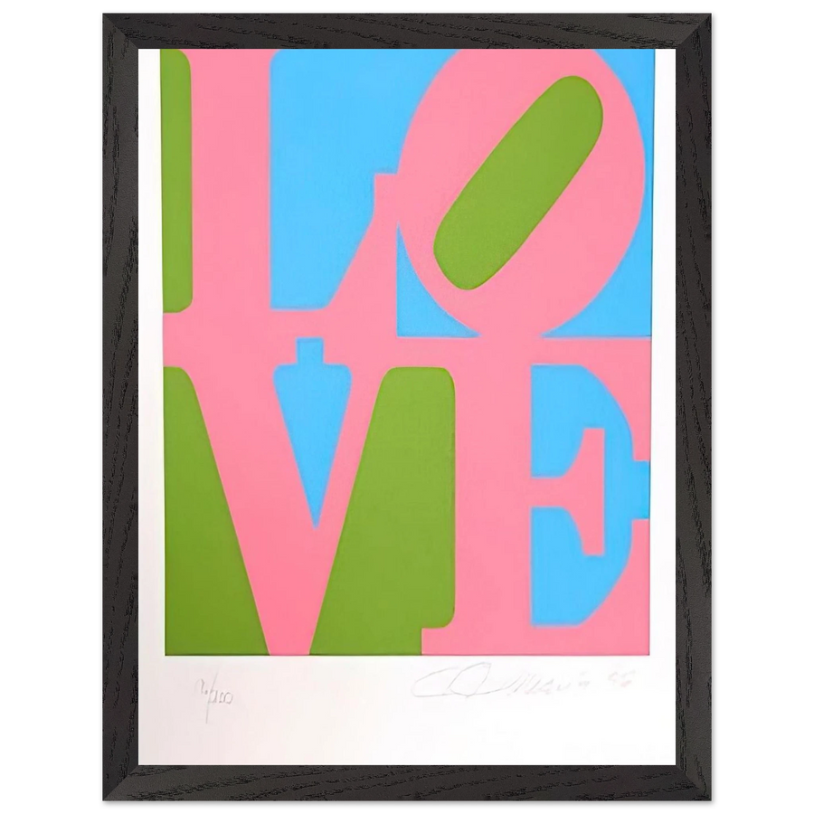 The Book of Love #11 by Robert Indiana — Framed art print at Zephyeer