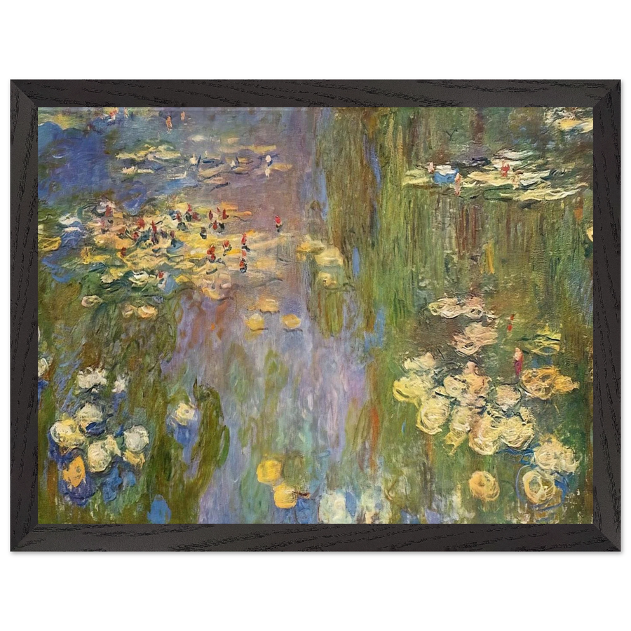 Water Lilies by Claude Monet — Framed art print at Zephyeer