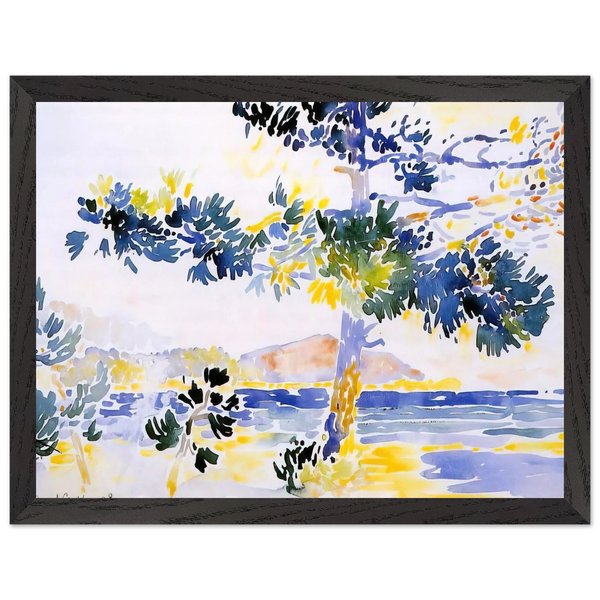 Saint-Clair Landscape by Henri-Edmond Cross — Framed art print at Zephyeer