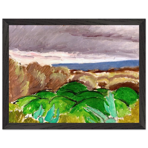 CAGNES LANDSCAPE IN STORMY WEATHER 1917 by Henri Matisse — Framed art print at Zephyeer