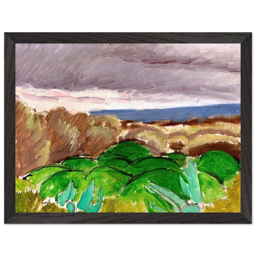 CAGNES LANDSCAPE IN STORMY WEATHER 1917 by Henri Matisse — Framed art print at Zephyeer