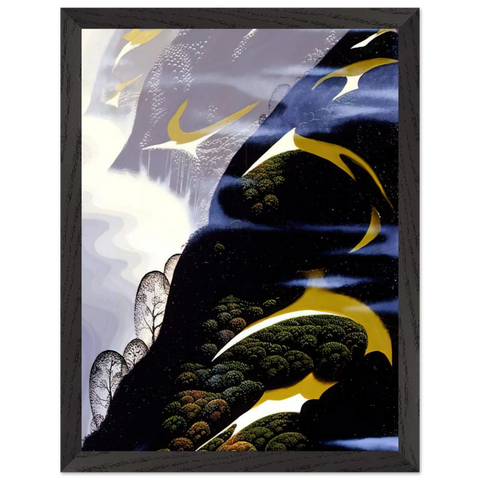 Copy of Sea mist and Pastures by Eyvind Earle — Framed art print at Zephyeer