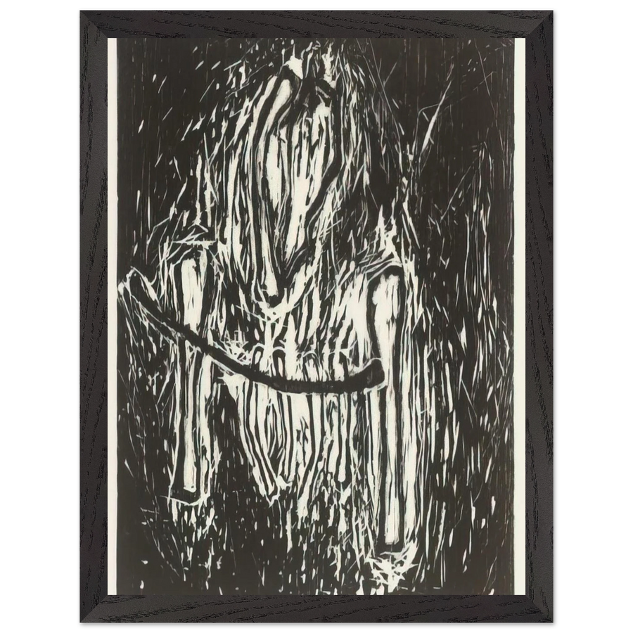 HEAD AND BONES 1980 by Susan Rothenberg — Framed art print at Zephyeer