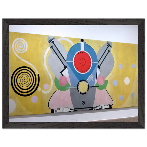 MOTEUR D AVION DECORATION POUR LE PALAIS DE L AIR EXPOSITION INTERNATIONALE DES ARTS ET DES 1937 by Sonia Delaunay — Framed art print at Zephyeer