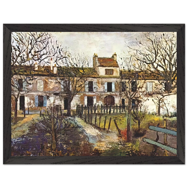 THE GARDEN AT MONTMAGNY by Maurice Utrillo — Framed art print at Zephyeer