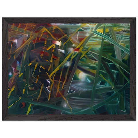 ABSTRACT PAINTING NO 439 by Gerhard Richter — Framed art print at Zephyeer