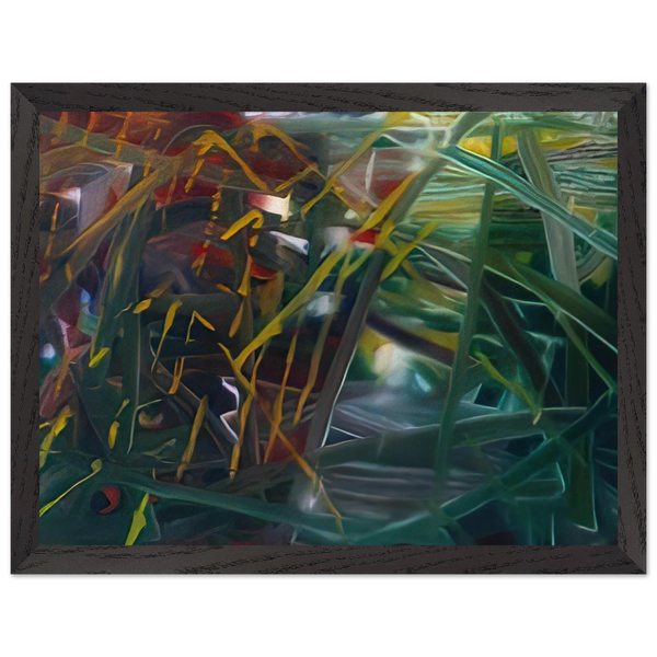 ABSTRACT PAINTING NO 439 by Gerhard Richter — Framed art print at Zephyeer