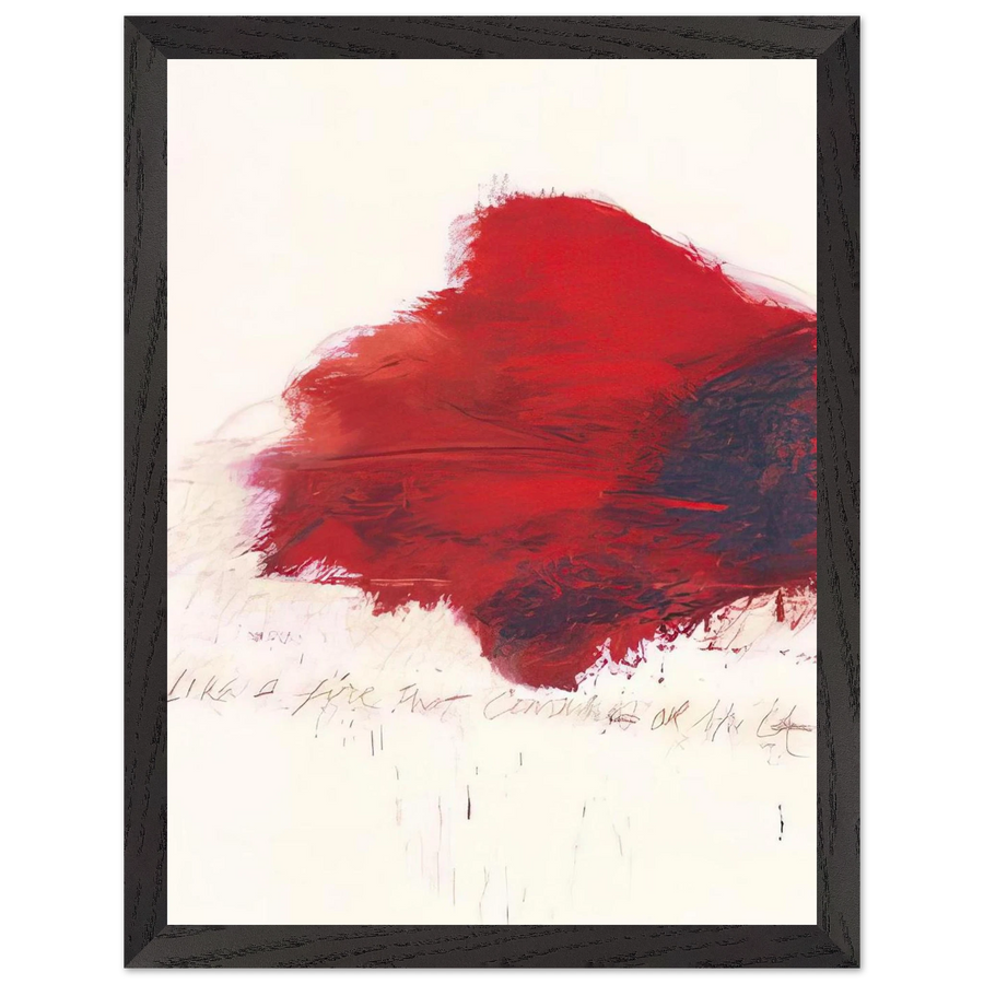 Fifty Days at Iliam. The Fire that Consumes All before It by Cy Twombly — Framed art print at Zephyeer