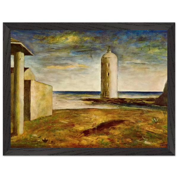 EL FARO 1928 by Carlo Carra — Framed art print at Zephyeer
