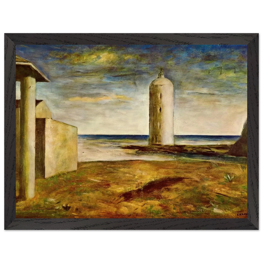 EL FARO 1928 by Carlo Carra — Framed art print at Zephyeer