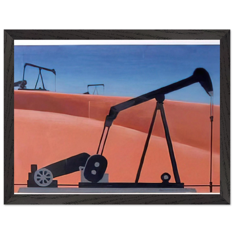 Oil Well - 1979 by Clarence Holbrook Carter — Framed art print at Zephyeer