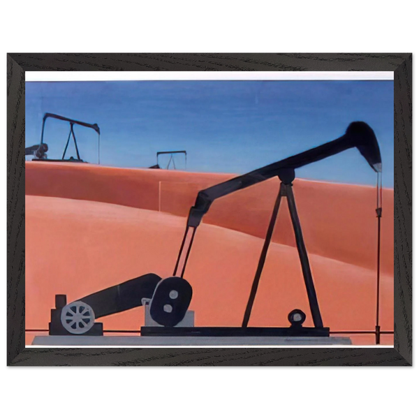 Oil Well - 1979 by Clarence Holbrook Carter — Framed art print at Zephyeer