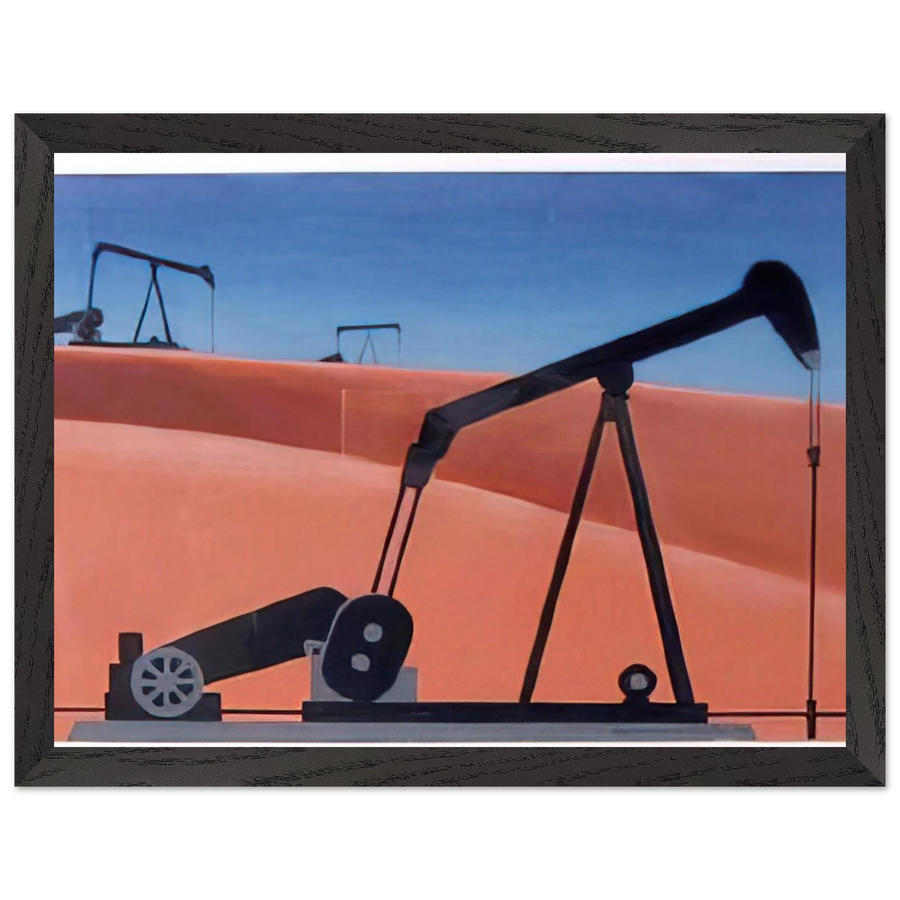 Oil Well - 1979 by Clarence Holbrook Carter — Framed art print at Zephyeer