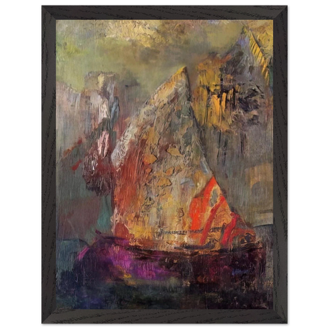 A BOAT 1 by Odilon Redon — Framed art print at Zephyeer