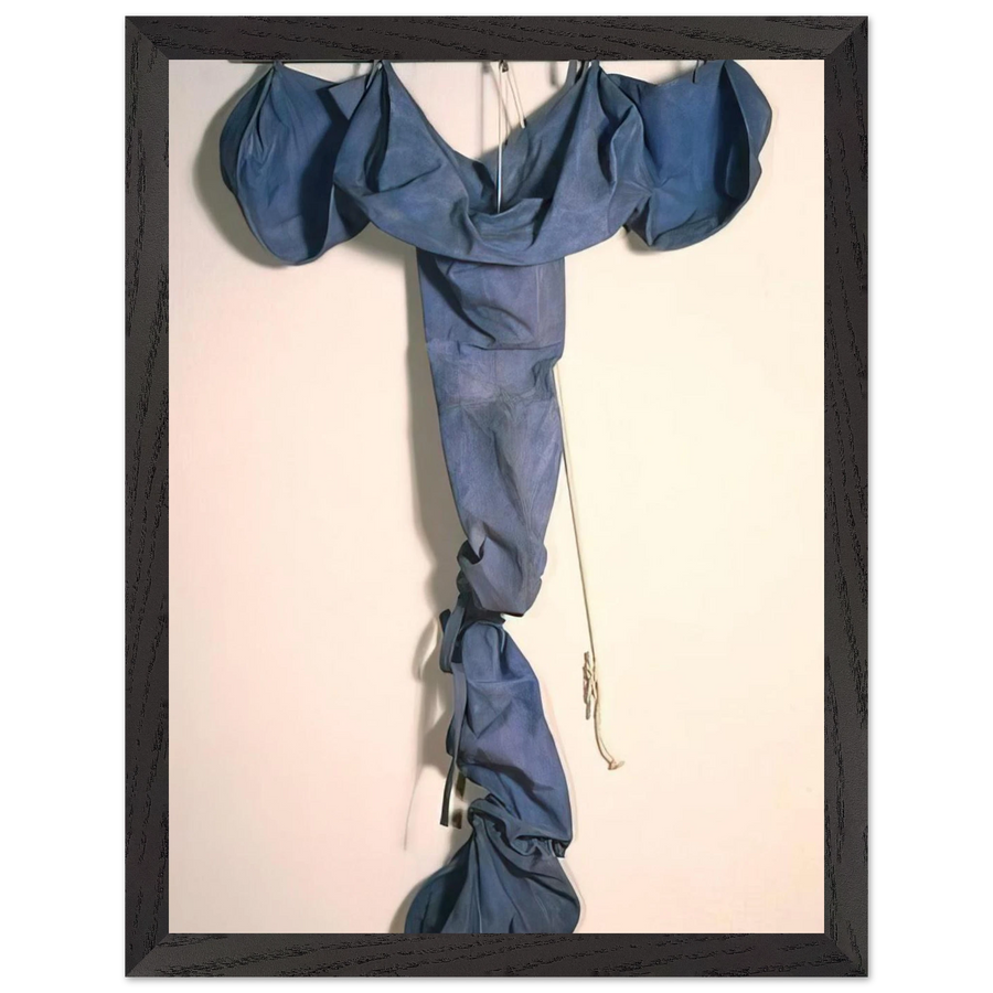 SOFT DRAINPIPE BLUE COOL VERSION 1967 by Claes Oldenburg — Framed art print at Zephyeer