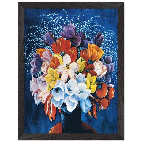 BOUQUET OF TULIPS by Moise Kisling — Framed art print at Zephyeer