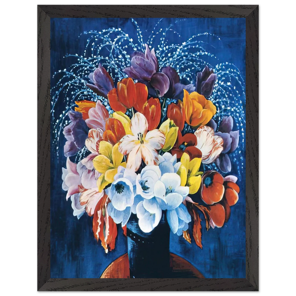 BOUQUET OF TULIPS by Moise Kisling — Framed art print at Zephyeer