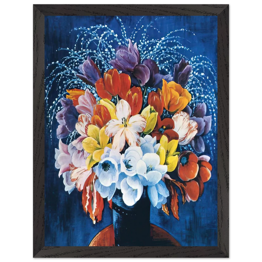 BOUQUET OF TULIPS by Moise Kisling — Framed art print at Zephyeer