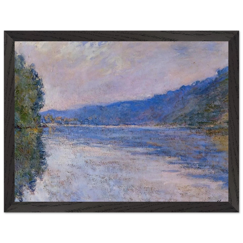 The Seine at Port-Villez by Claude Monet — Framed art print at Zephyeer