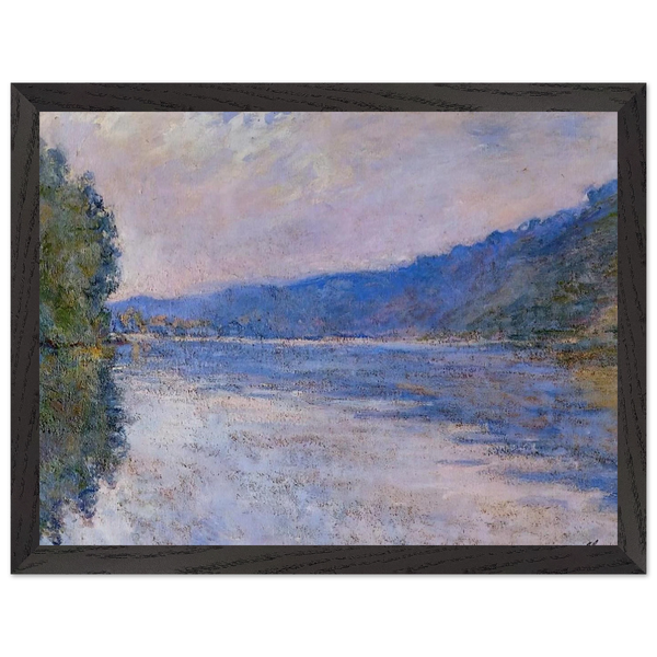 The Seine at Port-Villez by Claude Monet — Framed art print at Zephyeer